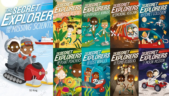 《The Secret Explorer Series》九册秘密探险家儿童冒险故事英文绘本 百度云网盘下载