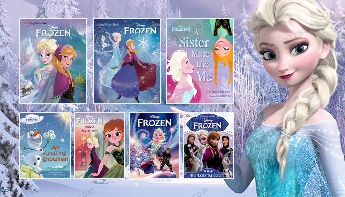 《Disney Frozen Series》七册迪士尼冰雪奇缘主题英文绘本PDF 百度云网盘下载