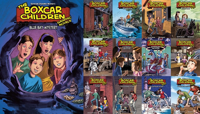《The Boxcar Children》18册棚车少年系列经典全彩漫画绘本PDF 百度云网盘下载