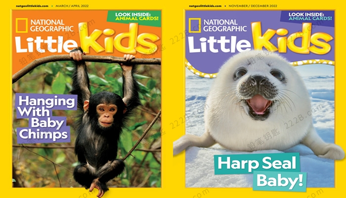 《National Geographic Little Kids》2022年全套美国国家地理杂志幼儿版PDF 百度云网盘下载