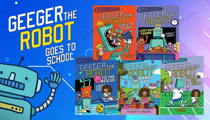 《Geeger the Robot Series》全五册机器人吉格儿童科幻英文读物 百度云网盘下载