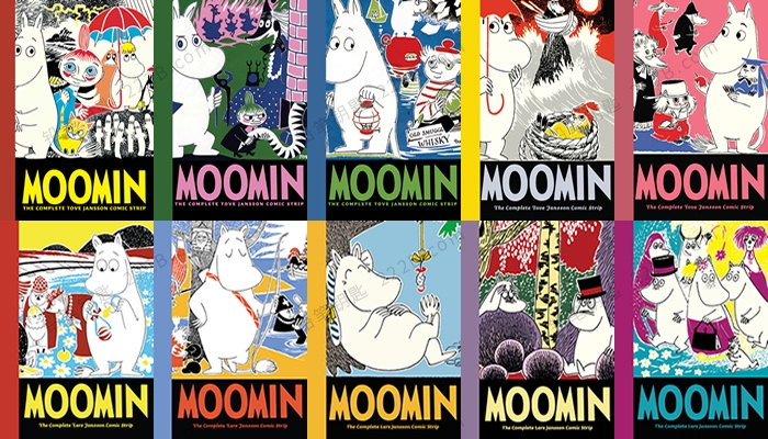 《Moomin Series》10册姆明系列趣味英文漫画连环画PDF 百度云网盘下载