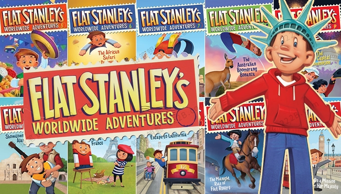《Flat Stanley’s Worldwide Adventures Series》纸片人斯坦利系列英文阅读PDF+MP3 百度云网盘下载