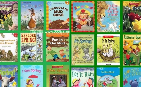 《54册春天主题绘本大合集PDF》Books For Kids About Spring 百度云网盘下载