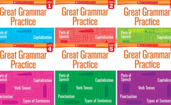 《Great Grammar Practice》1-6级全套小学语法练习册PDF 百度云网盘下载