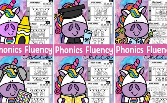 《Phonics Fluency Check》全六册阅读理解英文练习册作业纸 百度云网盘下载