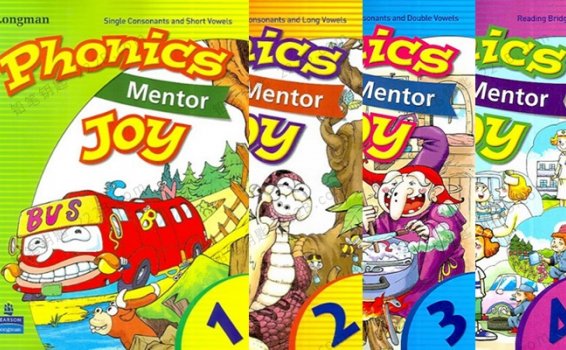 《Phonics Mentor Joy》1-4册自然拼读英文练习册PDF 百度云网盘下载