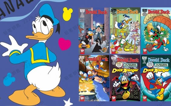 《唐老鸭Donald Duck漫画书》21册迪士尼英文绘本PDF 百度云网盘下载