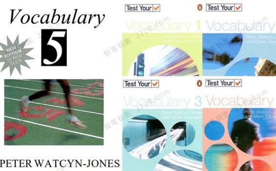 《Test your vocabulary G1-G5》五册英语词汇测试英文练习册PDF 百度网盘下载