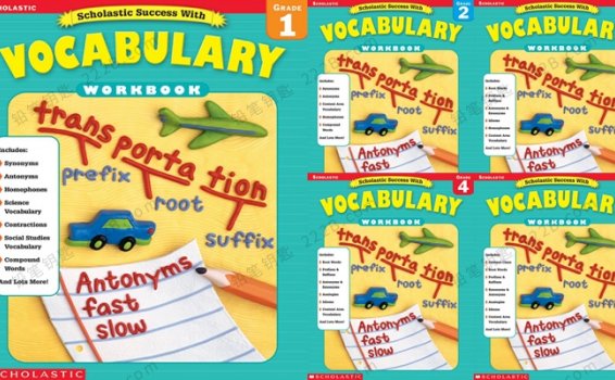 《success with vocabulary》5册英语词汇英文练习册PDF 百度云网盘下载