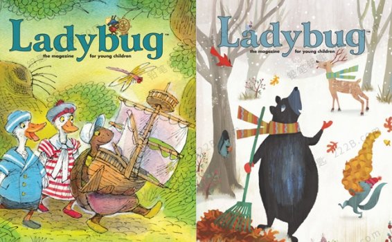 《小瓢虫Ladybug》2016年-2020年故事阅读英文杂志PDF 百度云网盘下载