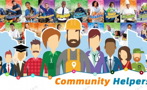 《Community Helpers Series》24册职业认知启蒙英文绘本PDF 百度云网盘下载