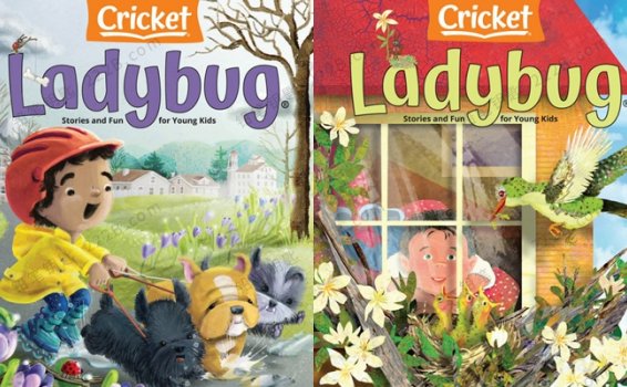 《小瓢虫Ladybug》2021年全套故事阅读英文杂志PDF 百度云网盘下载