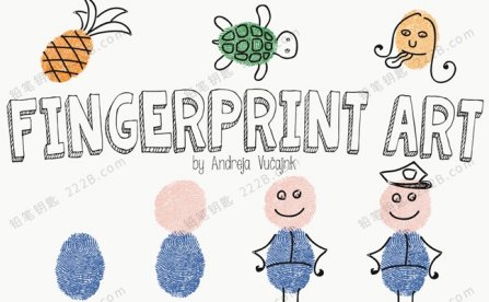 《Easy Peasy And Fun Fingerprint Art》100种简单有趣手指画教程 百度云网盘下载