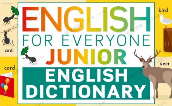 《Everyone Junior English Dictionary》136页英语初级词典PDF 百度云网盘下载