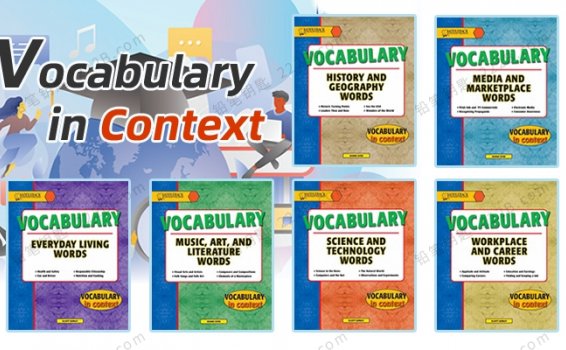 《Vocabulary in Context》全六册英语单词英文词汇教材PDF 百度云网盘下载