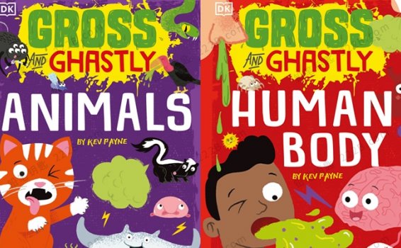 《Gross and Ghastly Series》DK毛骨悚然动物和人体科普知识英文绘本 百度云网盘下载