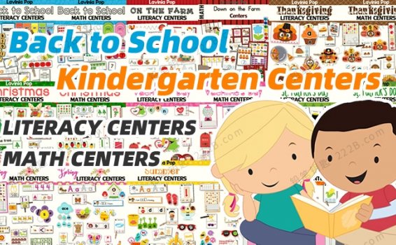 《Back to School Kindergarten Centers》20册英语字母数字基础启蒙素材包PDF 百度云网盘下载