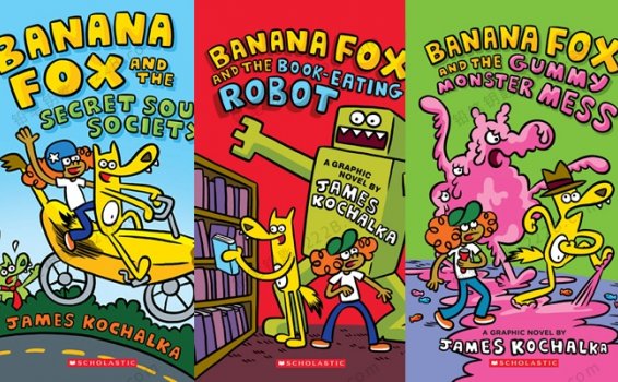 《Banana Fox Series》三册香蕉狐狸儿童英文漫画故事书PDF 百度云网盘下载