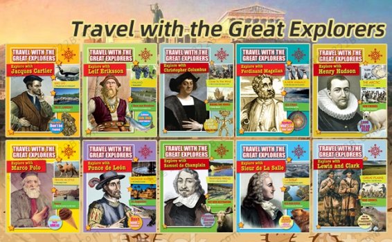 《Travel with the Great Explorers》十位伟大的探险家系列英文绘本 百度云网盘下载
