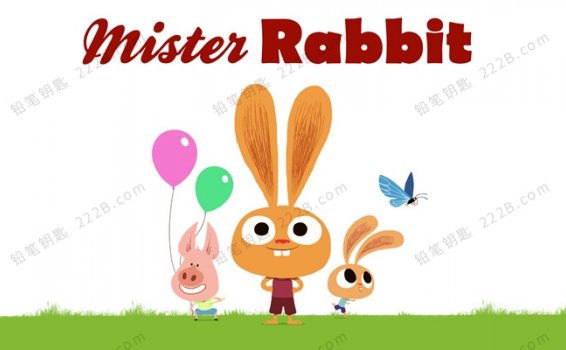 《Mister Rabbit兔子先生》24集无对白喜剧MP4动画视频 百度云网盘下载