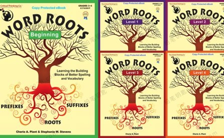 《Word Roots》英文词根专题教材五册+练习二册PDF 百度云网盘下载