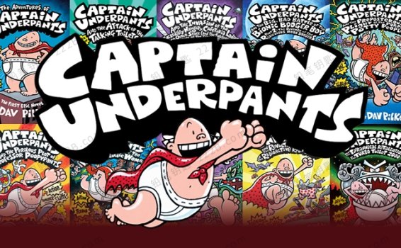 《Captain Underpants Series》9册内裤超人系列儿童英文阅读PDF+MP3 百度云网盘下载