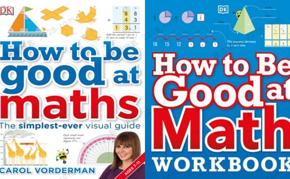 《How to be Good at Maths》图解数学英文辅导教材+练习册附答案 百度云网盘下载