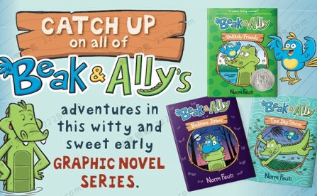 《Beak & Ally Series》全三册比克和艾莉系列儿童英文漫画 百度云网盘下载