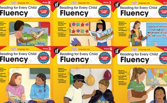 《Reading for Every Child fluency》K-5全6册流利阅读计划英文教材练习 百度云网盘下载