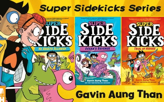 《Super Sidekicks Series》全三册超级伙伴系列英文漫画 百度云网盘下载