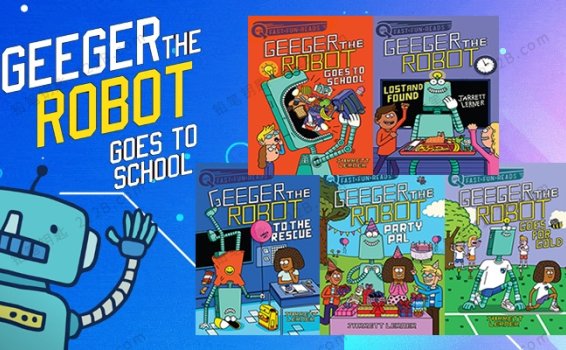《Geeger the Robot Series》全五册机器人吉格儿童科幻英文读物 百度云网盘下载