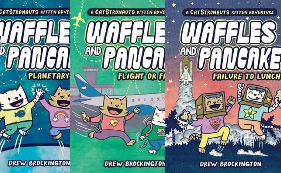 《Waffles and Pancake Series》三册儿童英文阅读全彩漫画系列 百度云网盘下载