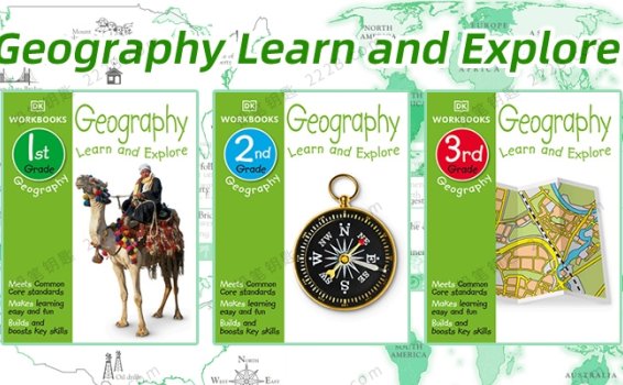 《Geography Learn and Explore》G1-G3青少年地理英文练习册PDF 百度云网盘下载