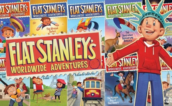 《Flat Stanley’s Worldwide Adventures Series》纸片人斯坦利系列英文阅读PDF+MP3 百度云网盘下载